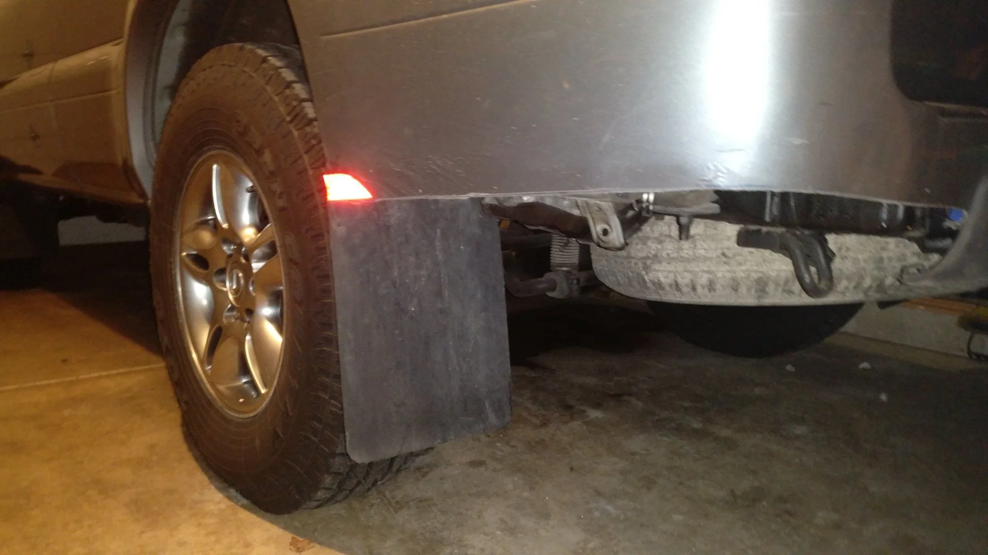 Rear mud flap