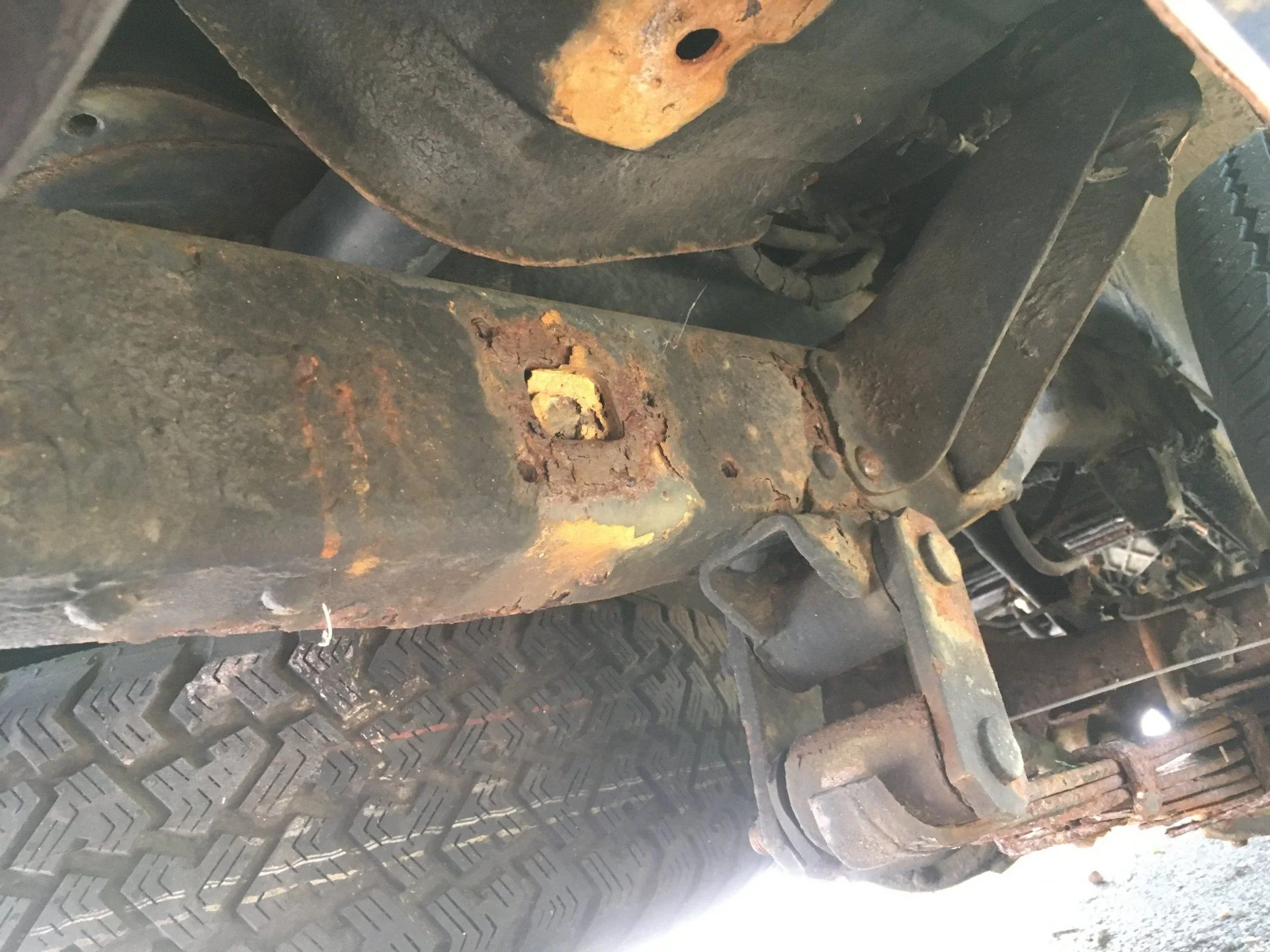 rear passenger side leaf spring