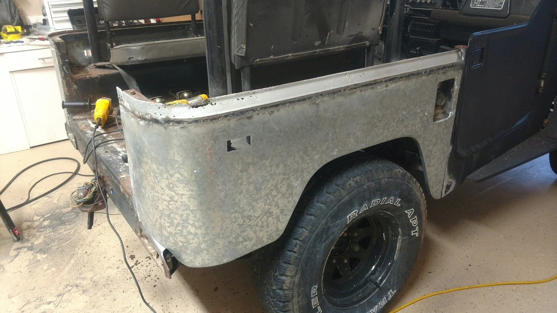 Rear Quarters Welded in 1