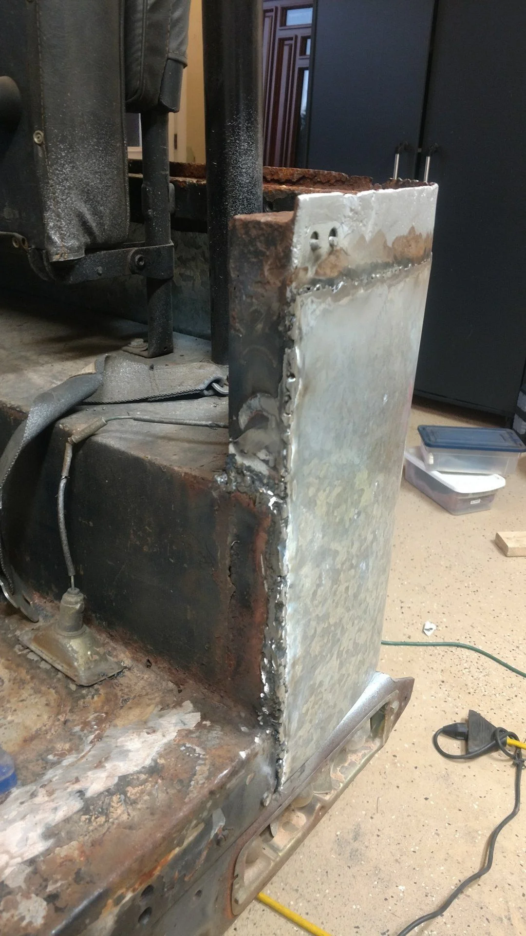 Rear Quarters Welded in 2
