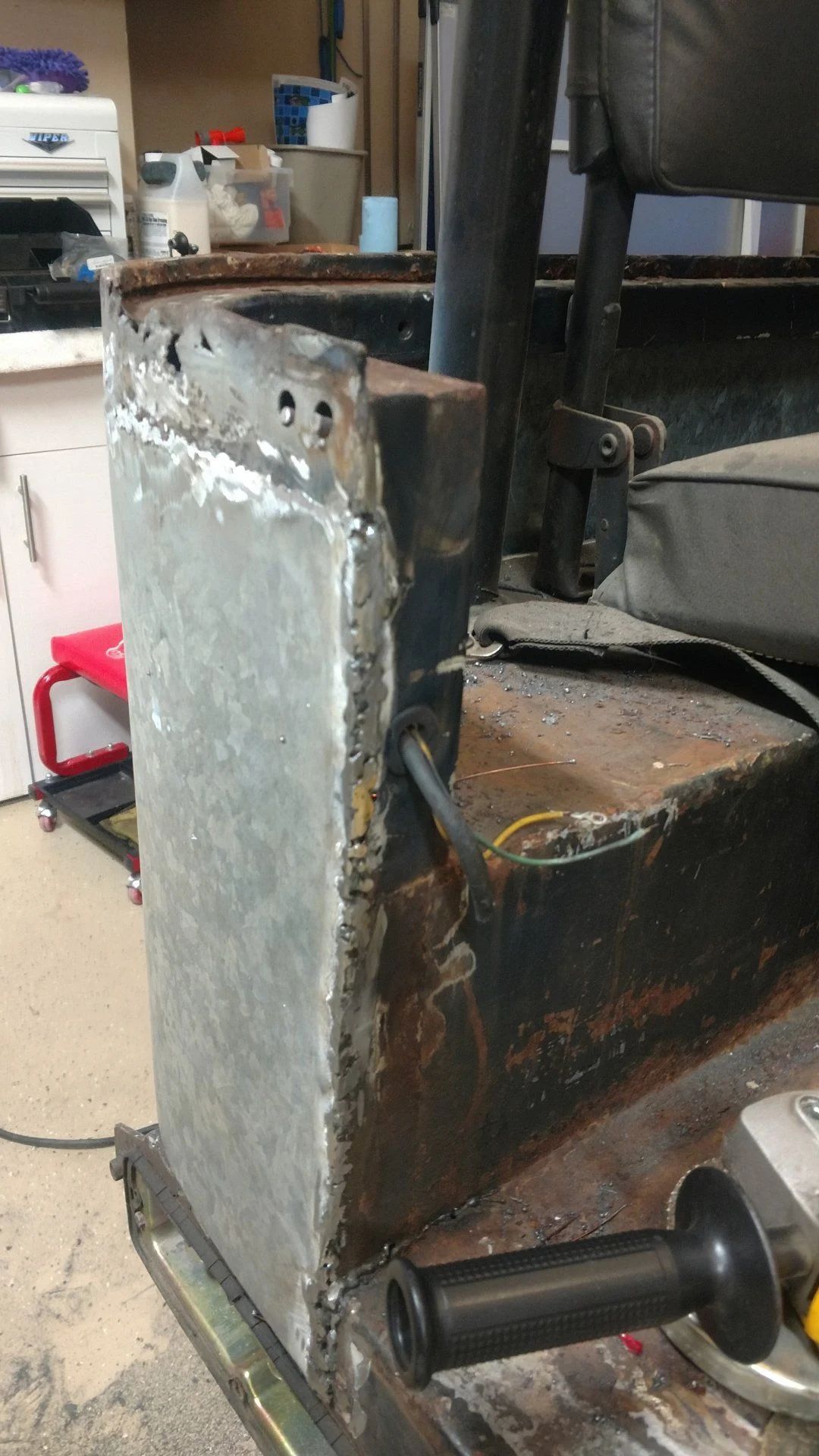 Rear Quarters Welded in 3