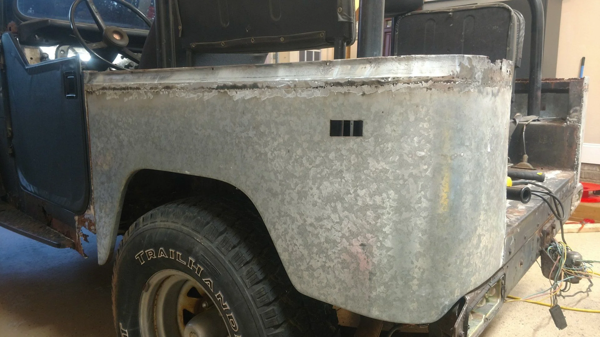 Rear Quarters Welded in 4