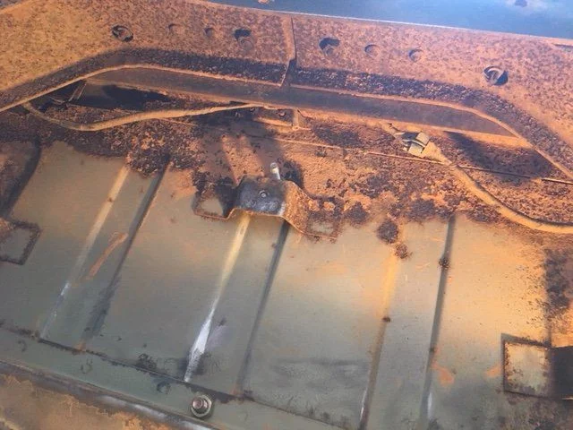 Rear Sill Rust