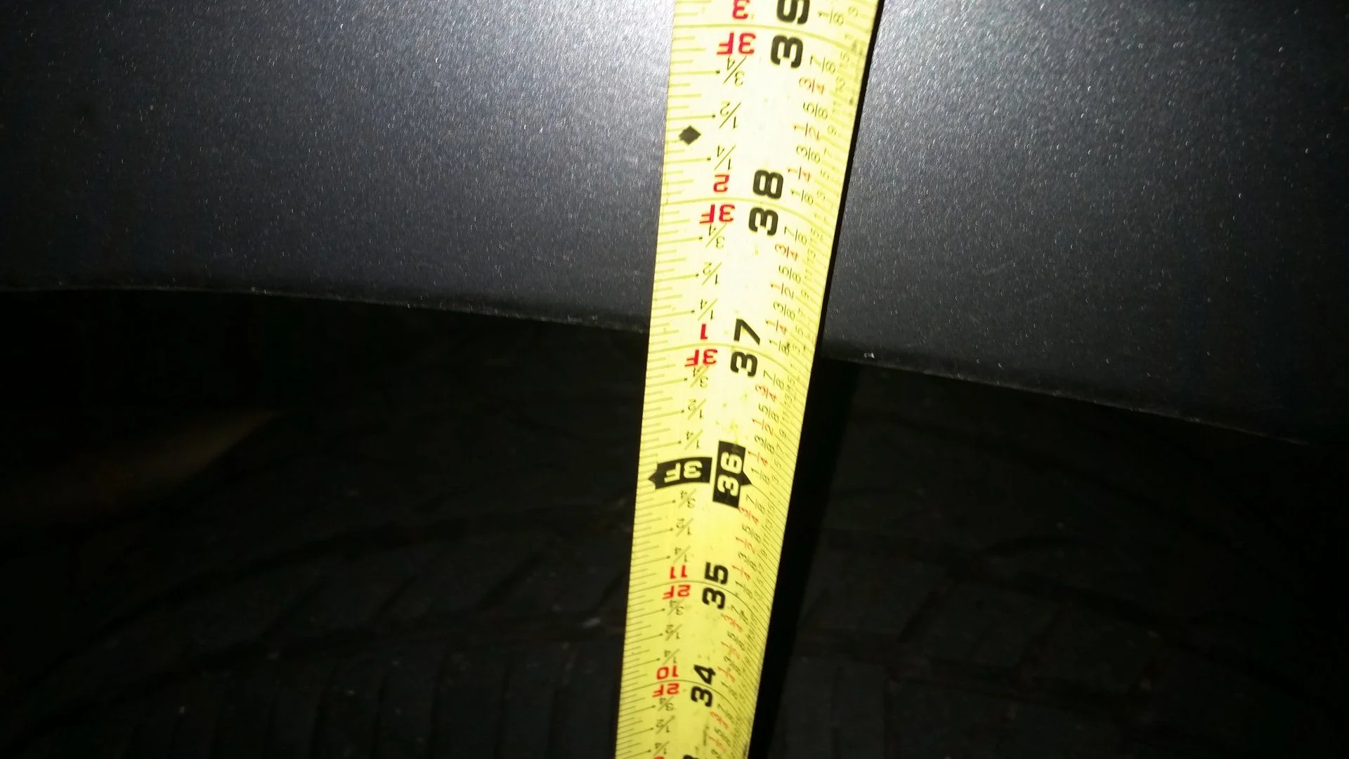 Rear Wheel Arch Ride Height