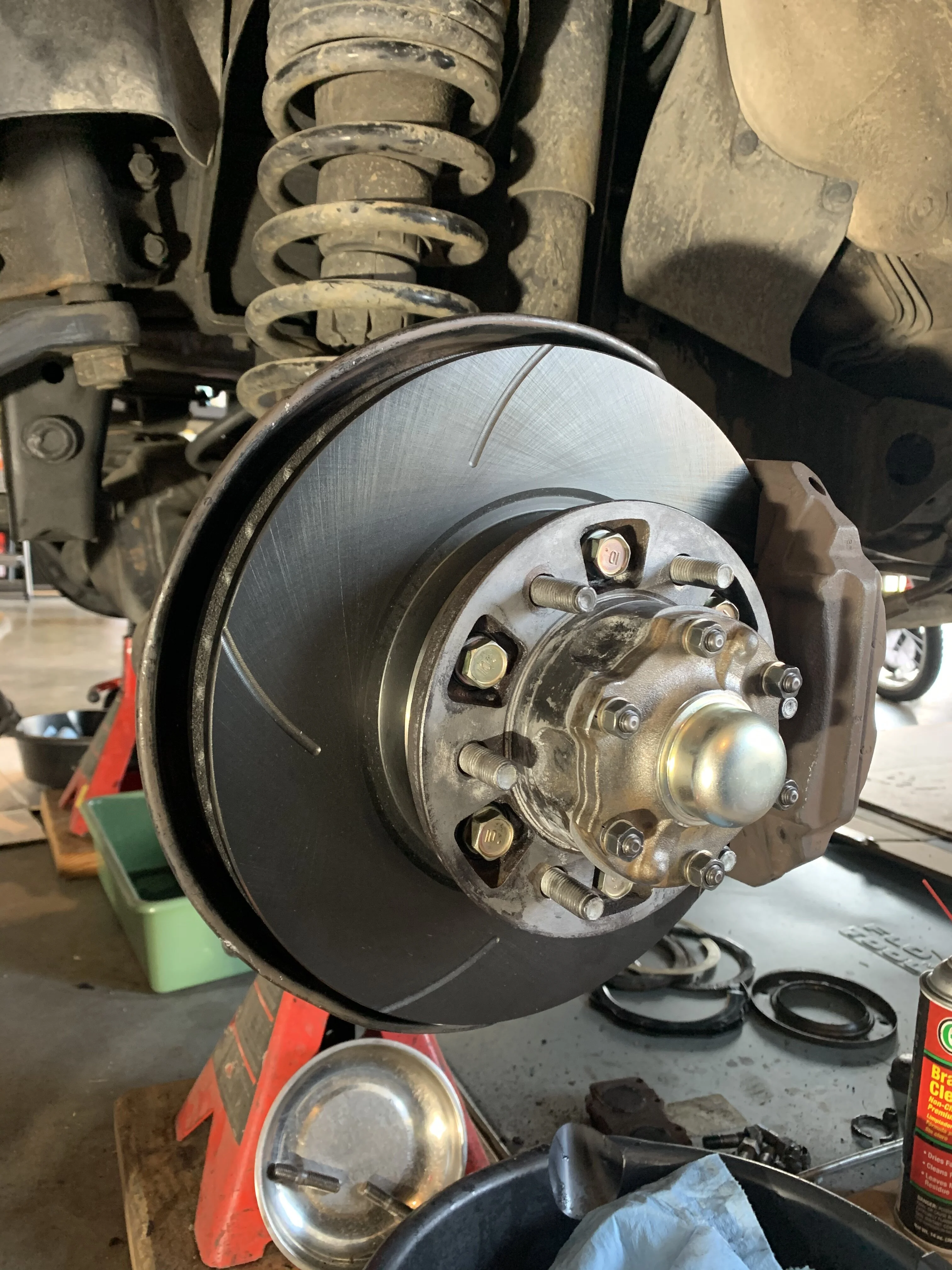 Reassembled with New Rotors & Pads