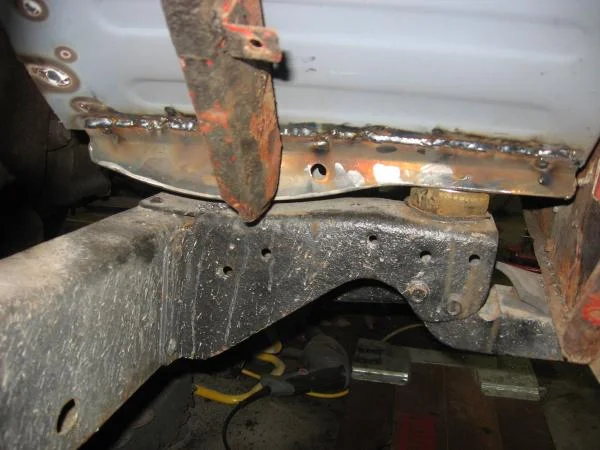 rebuild a tub support