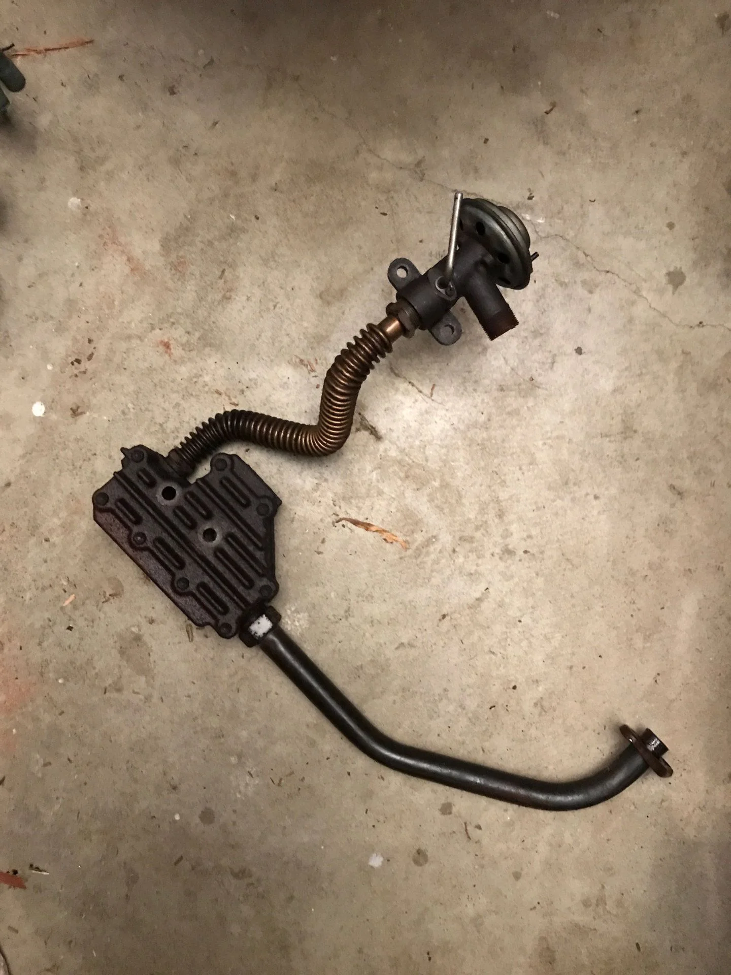 Removed EGR valve, flex hose, EGR cooler & J pipe