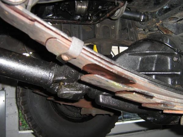 right front leaf spring