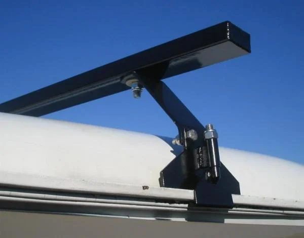 Roof rack load feet and load bars.