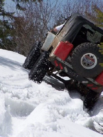 Run to Blacktail towers.  Yeah, it really was that steep and off-camber.  Plus, we were on about 5' of snow.