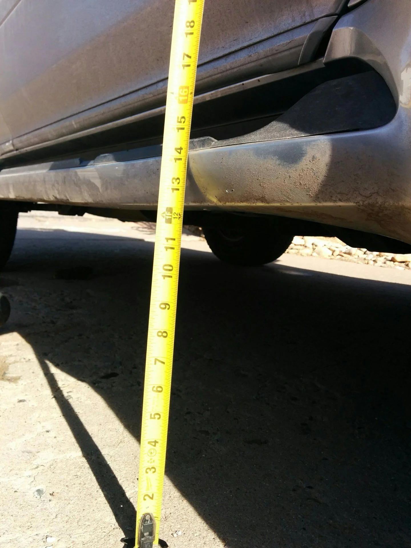 running board clearance