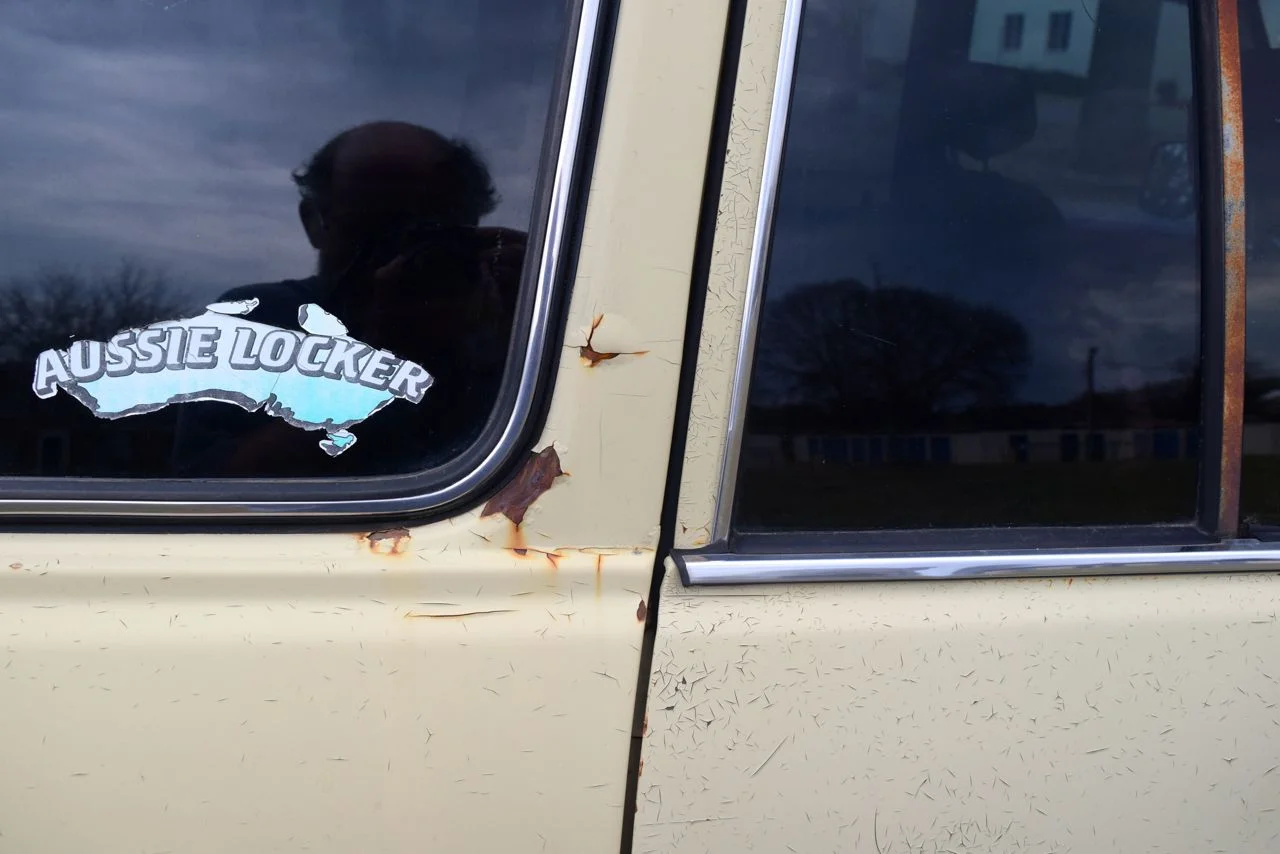 rust on c pillar, passenger side