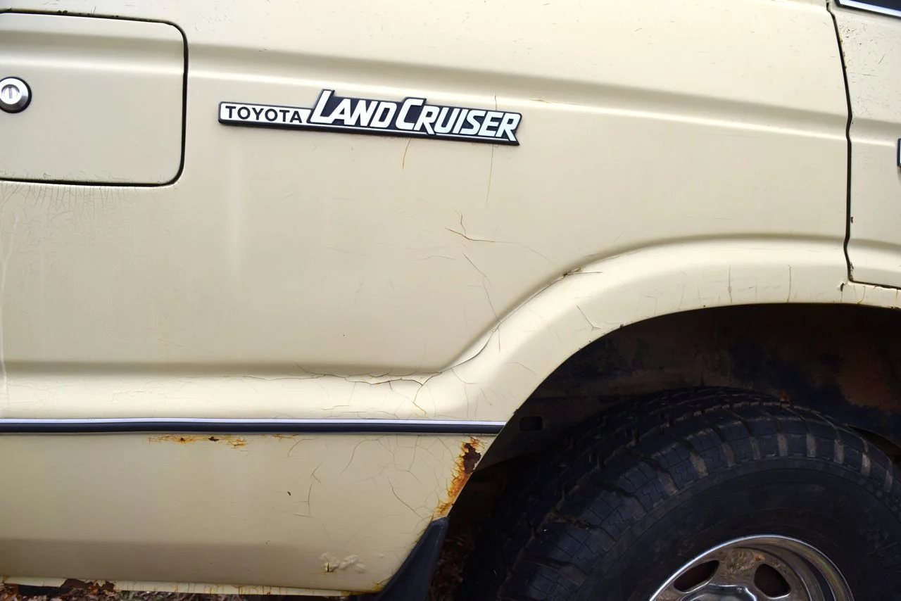 rust on fender, passenger side