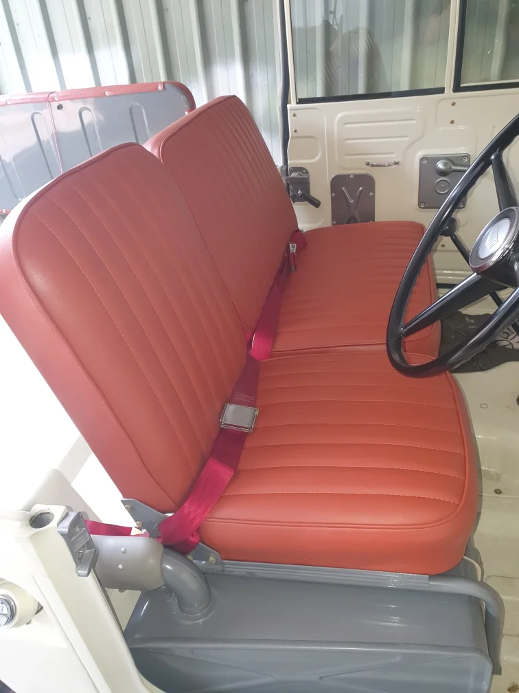 Seats and Seatbelts fitted