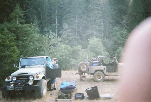 Setting up camp