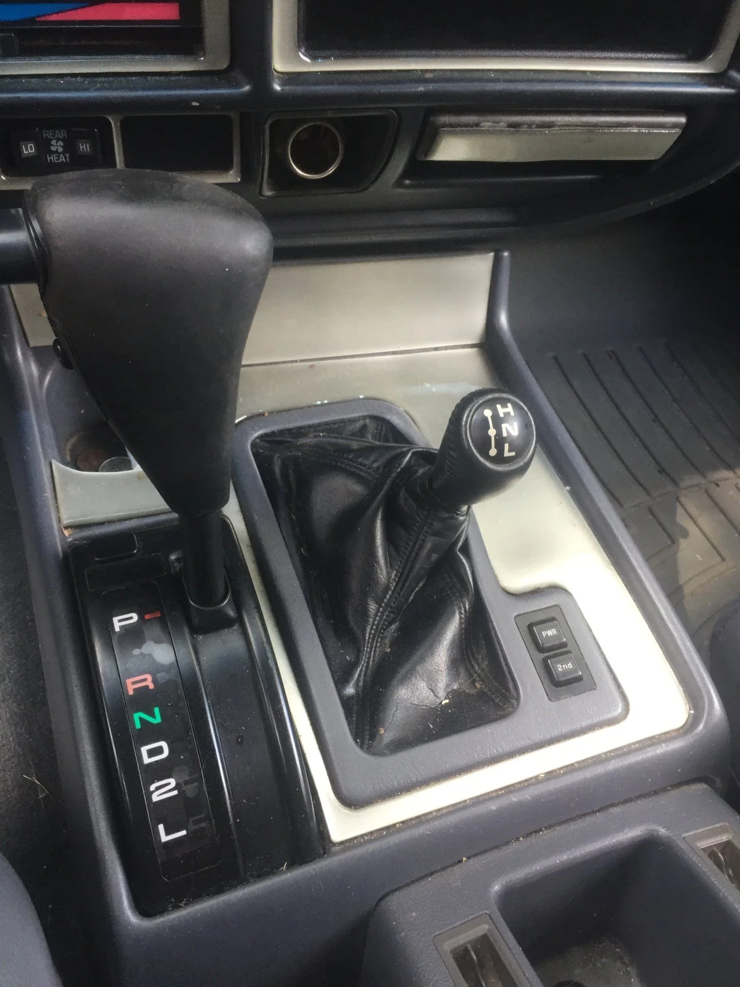 Shifter console