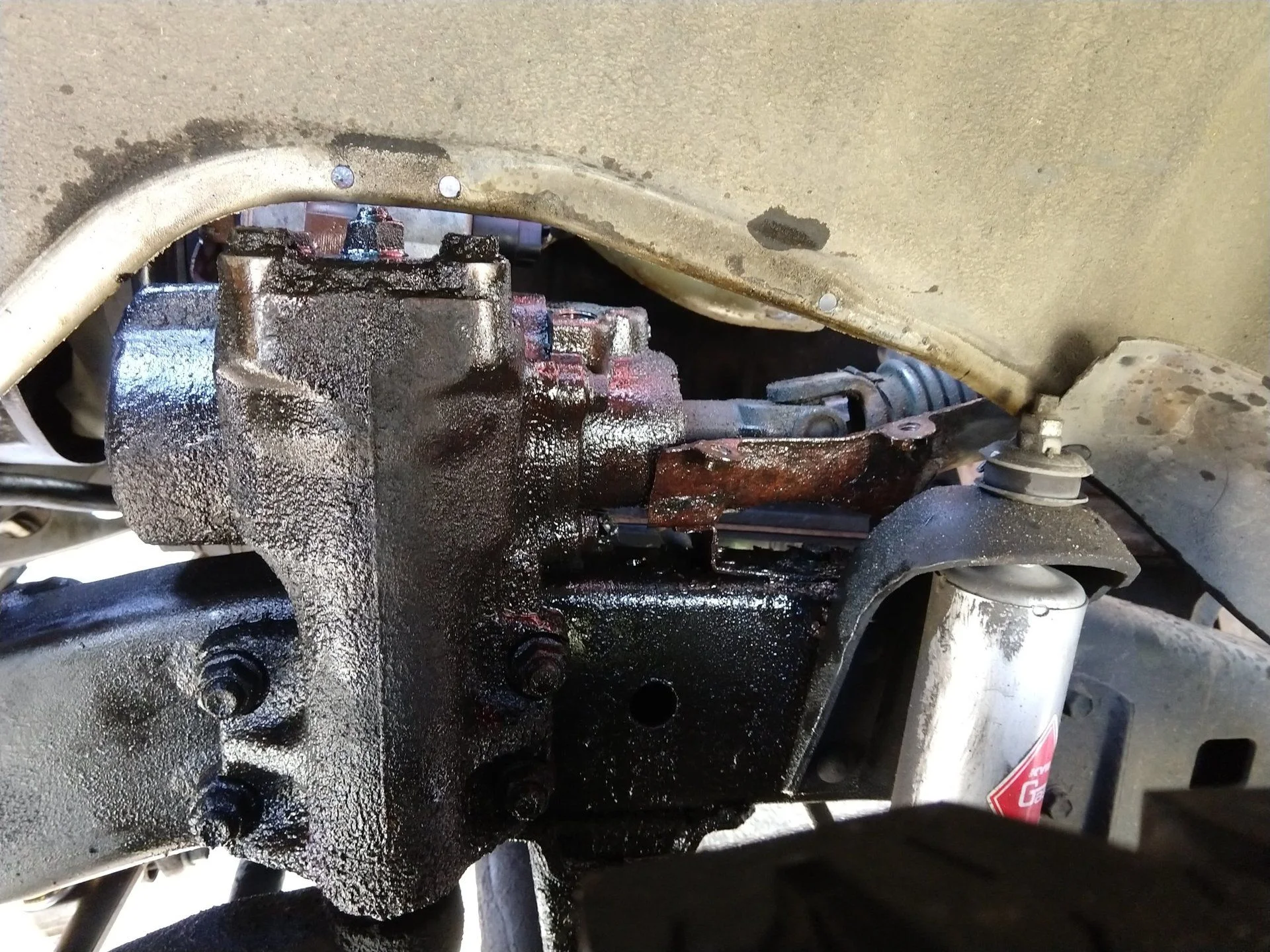 Side view of the Steering Gearbox ( non-sanitary edition)