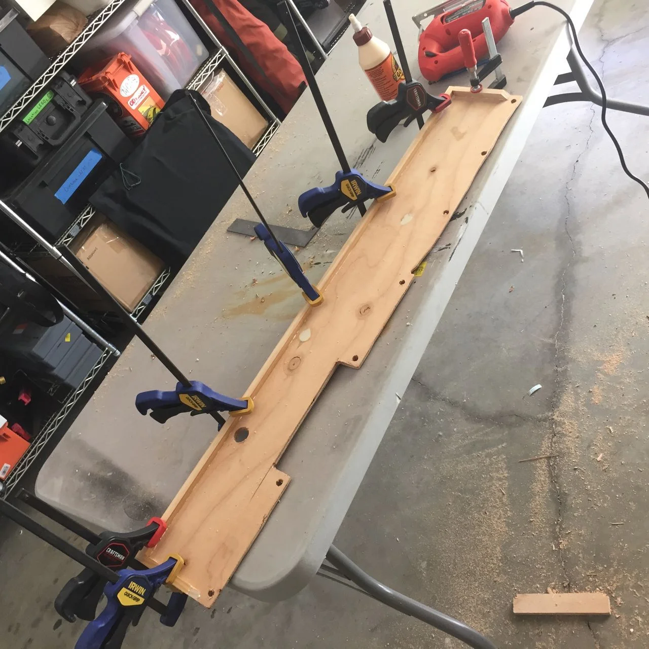 Simple DIY Dash Shelf WIP