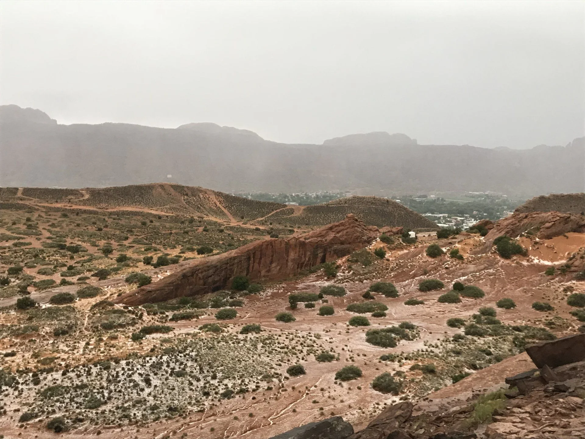 Sleet and Hail before starting Hell's Revenge