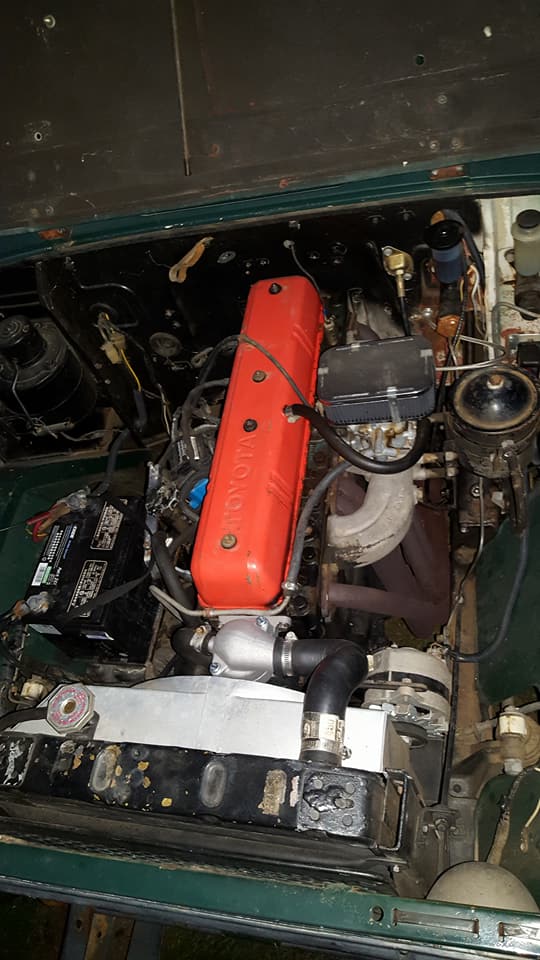 slightly modified engine