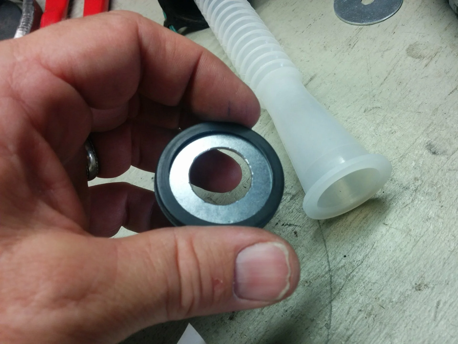 standard spout gasket on washer