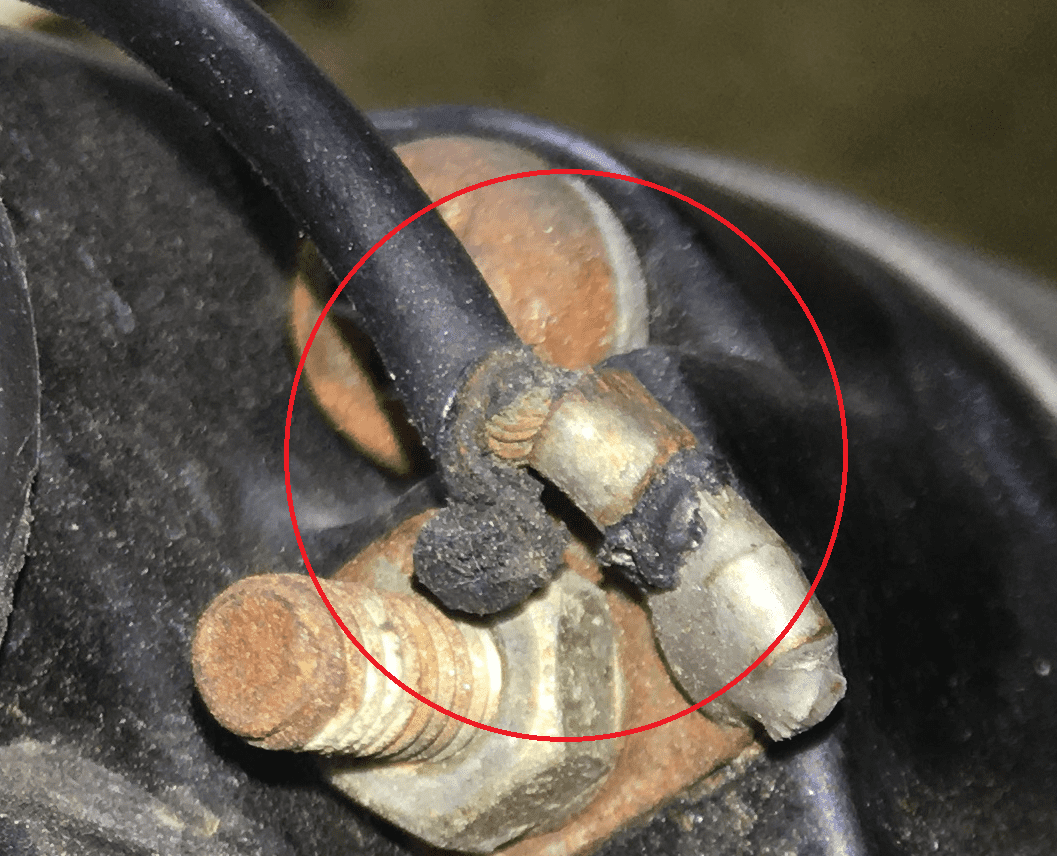 Starter Wire Close Up