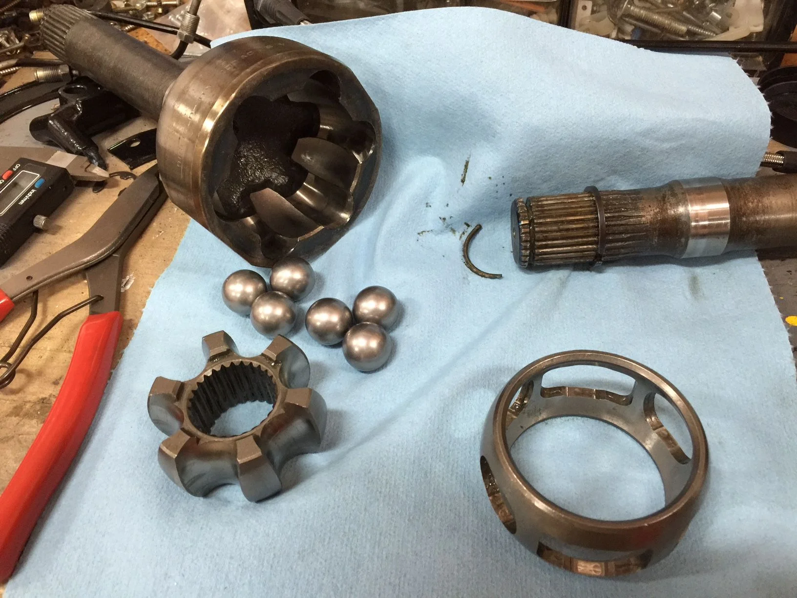 steering knuckle reassembly