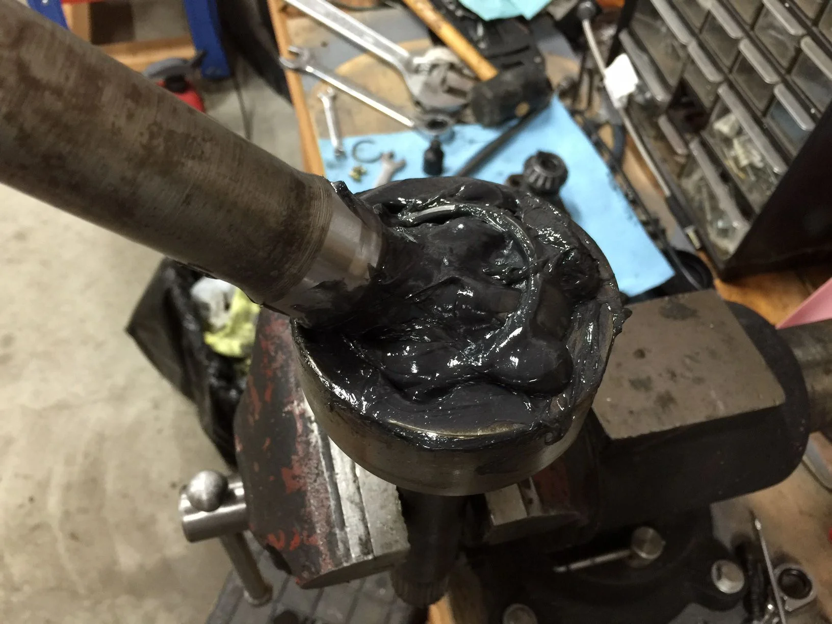 steering knuckle reassembly