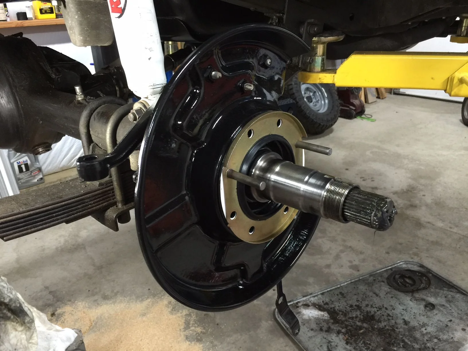 steering knuckle reassembly