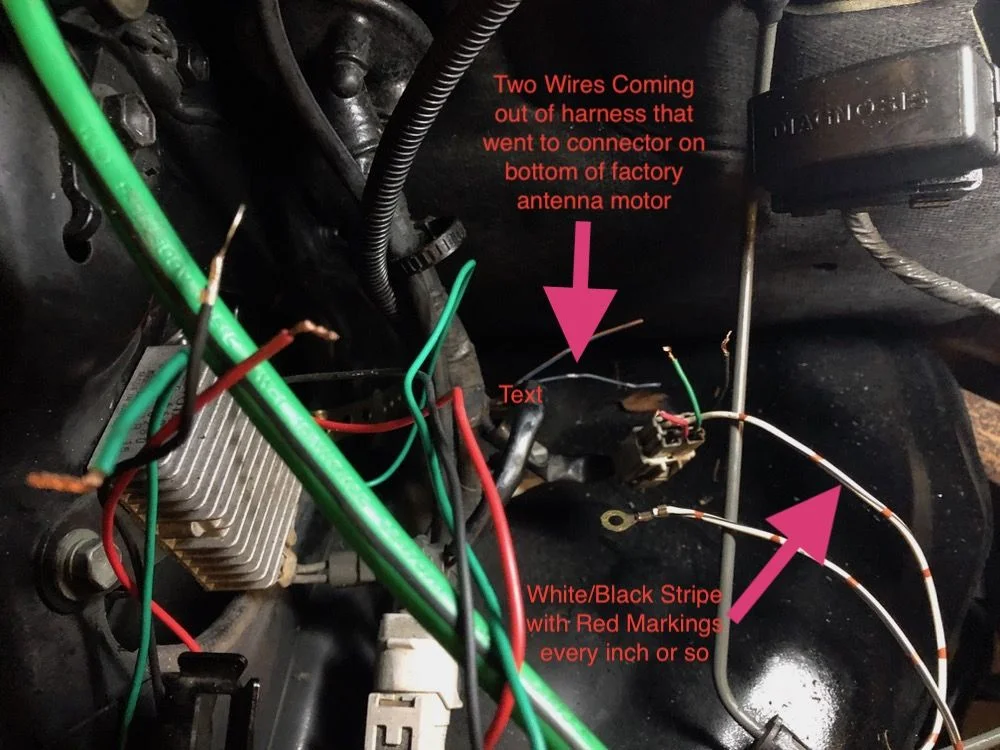 Stock Wiring for Antenna 1997 Lexus LX450