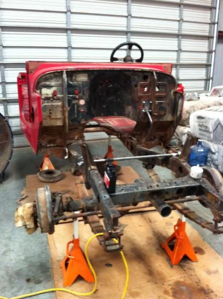Stripping everything from frame