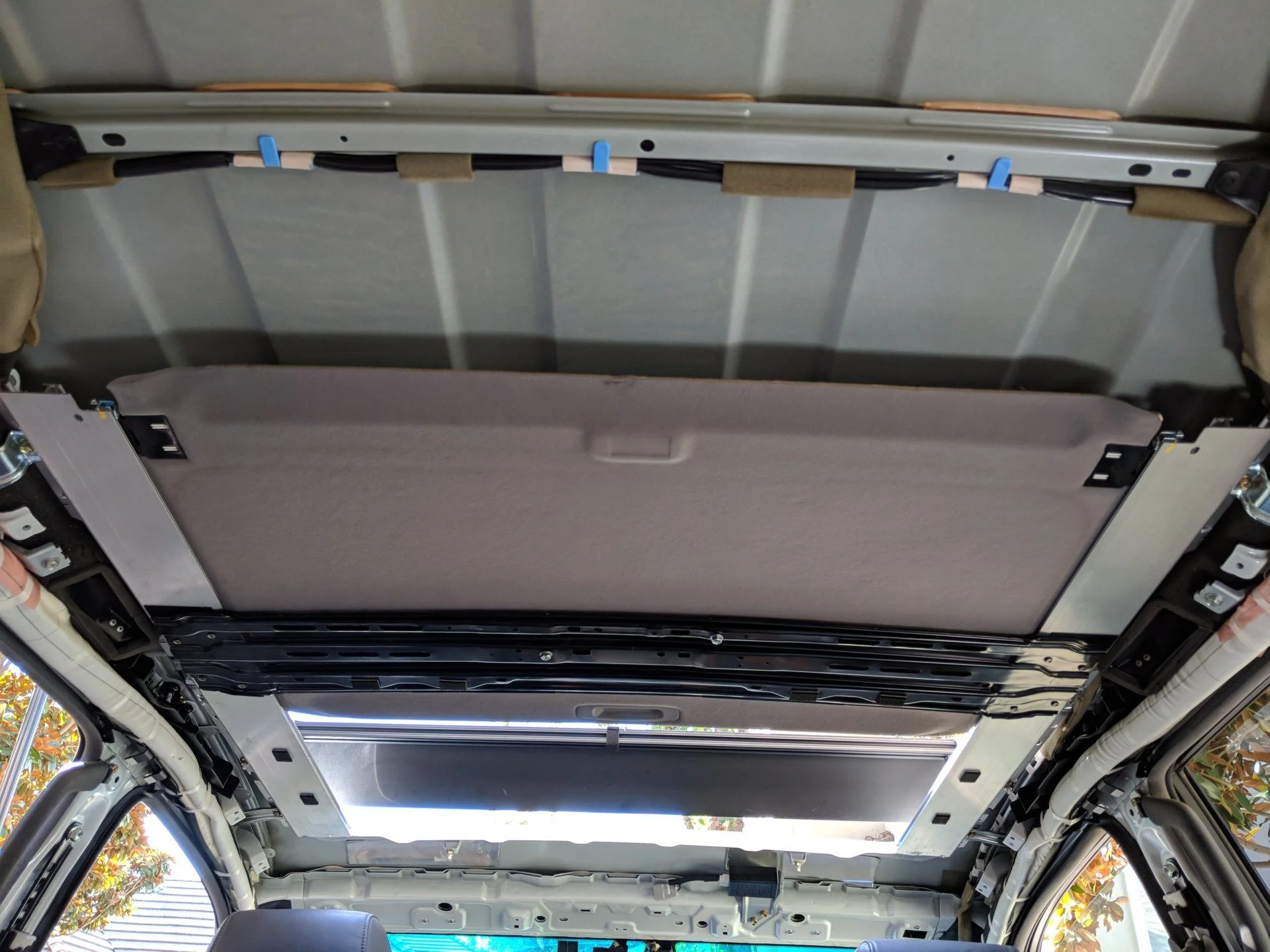 sunroof shade slide reinstall