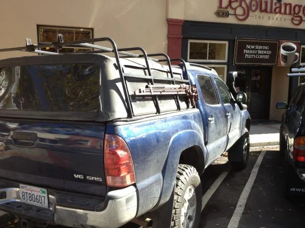 Tacoma with Bestop and Custom Bed Rack