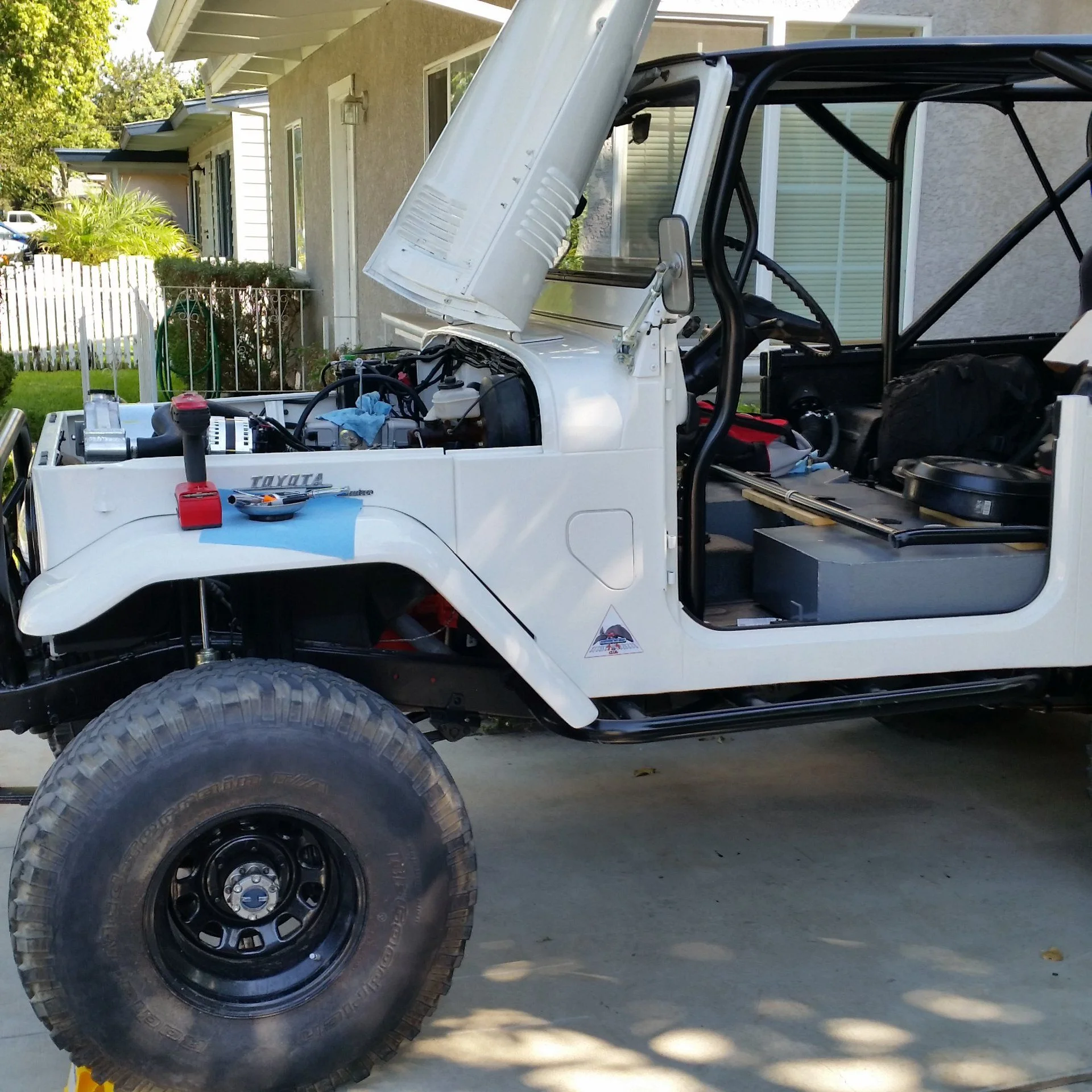 Tank install and fuel injection install
