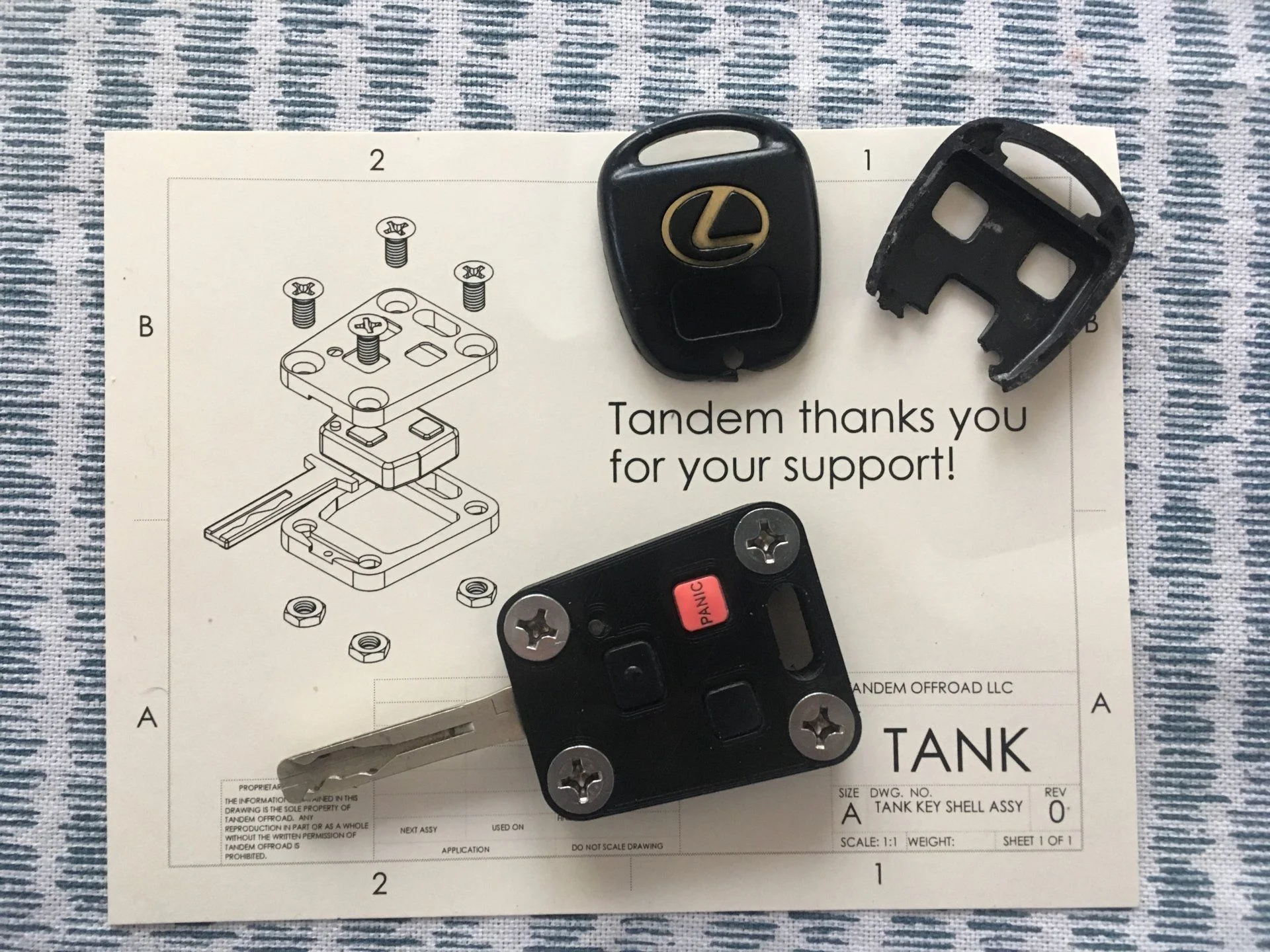 tank key