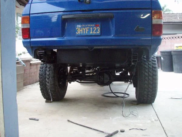 Tank without the rear bumper...It fits like a glove... OJ !!