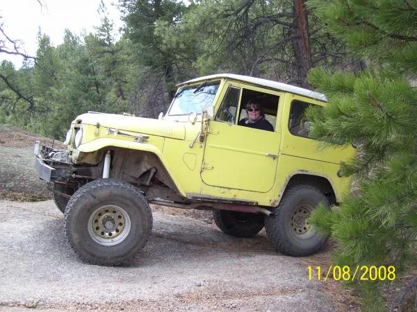 The better half sayin "I cant see anything in front should I stop?' Since this she has gotten her own 2007 fj and you can't keep her off the trails.