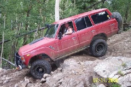 The exit (and entrance) to Grizzly Gulch, Colorado.