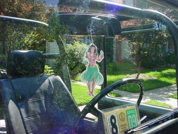 The Hula-girl! A vehicle must