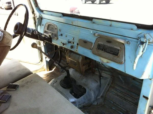 The roomy interior