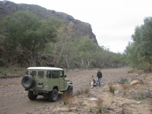 This photo is taken in Brachina Gorge, South Australia.