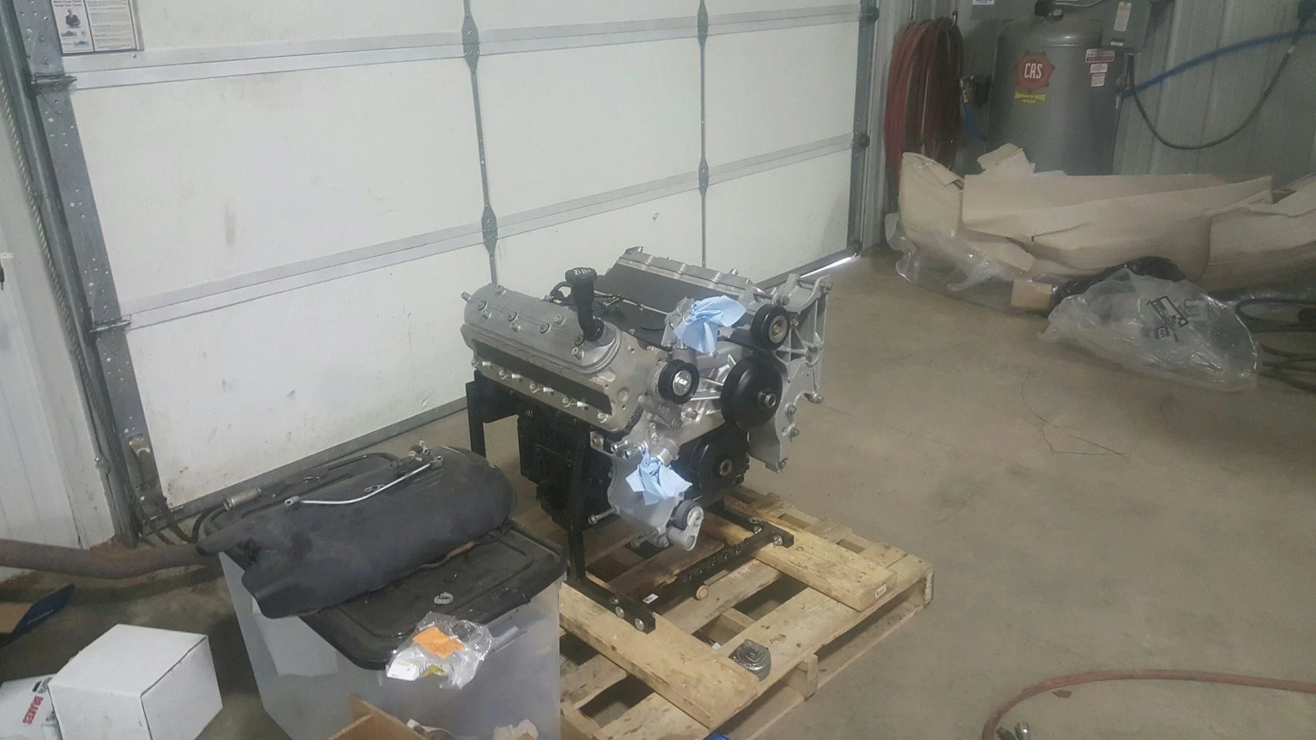 TLC Engine on Pallet