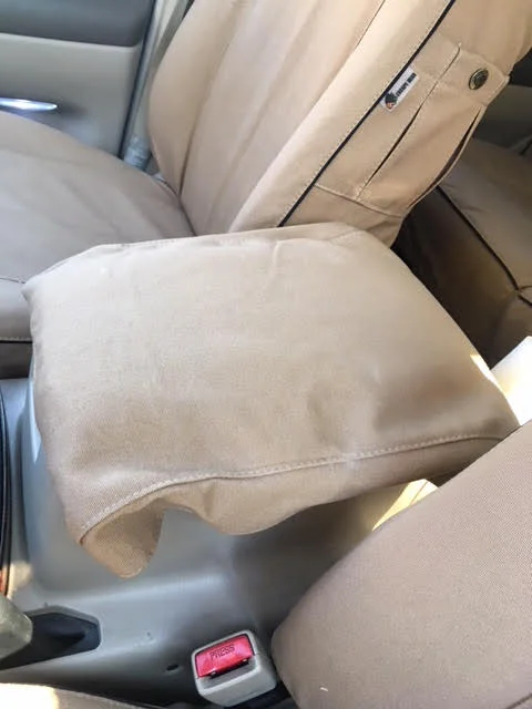 top of console cover