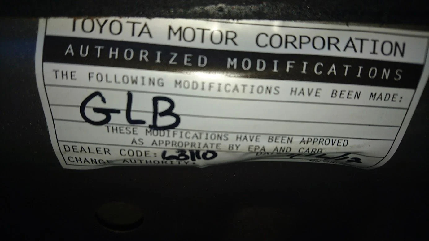 Toyota sticker