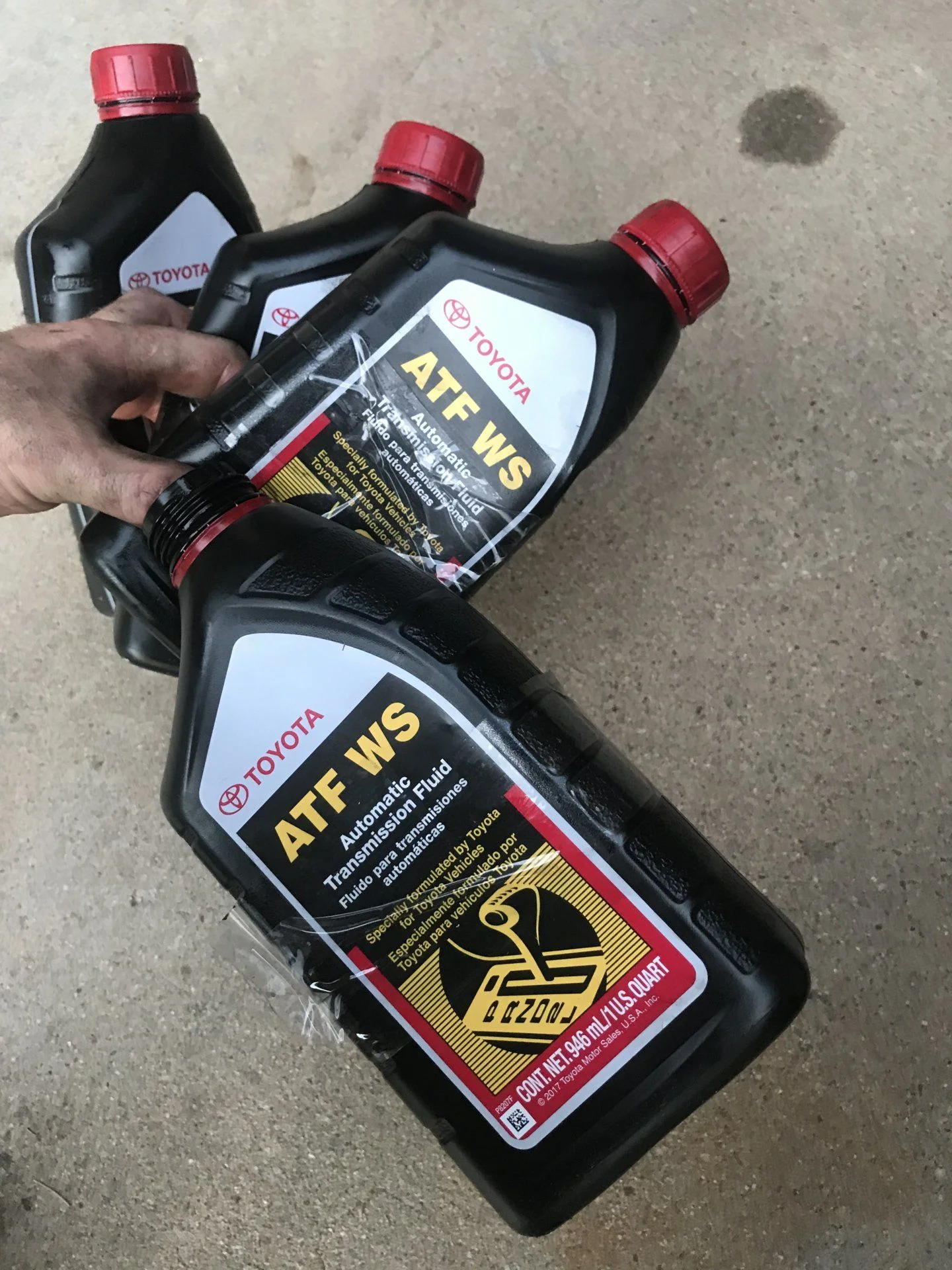 Tranny fluid, 4 fresh