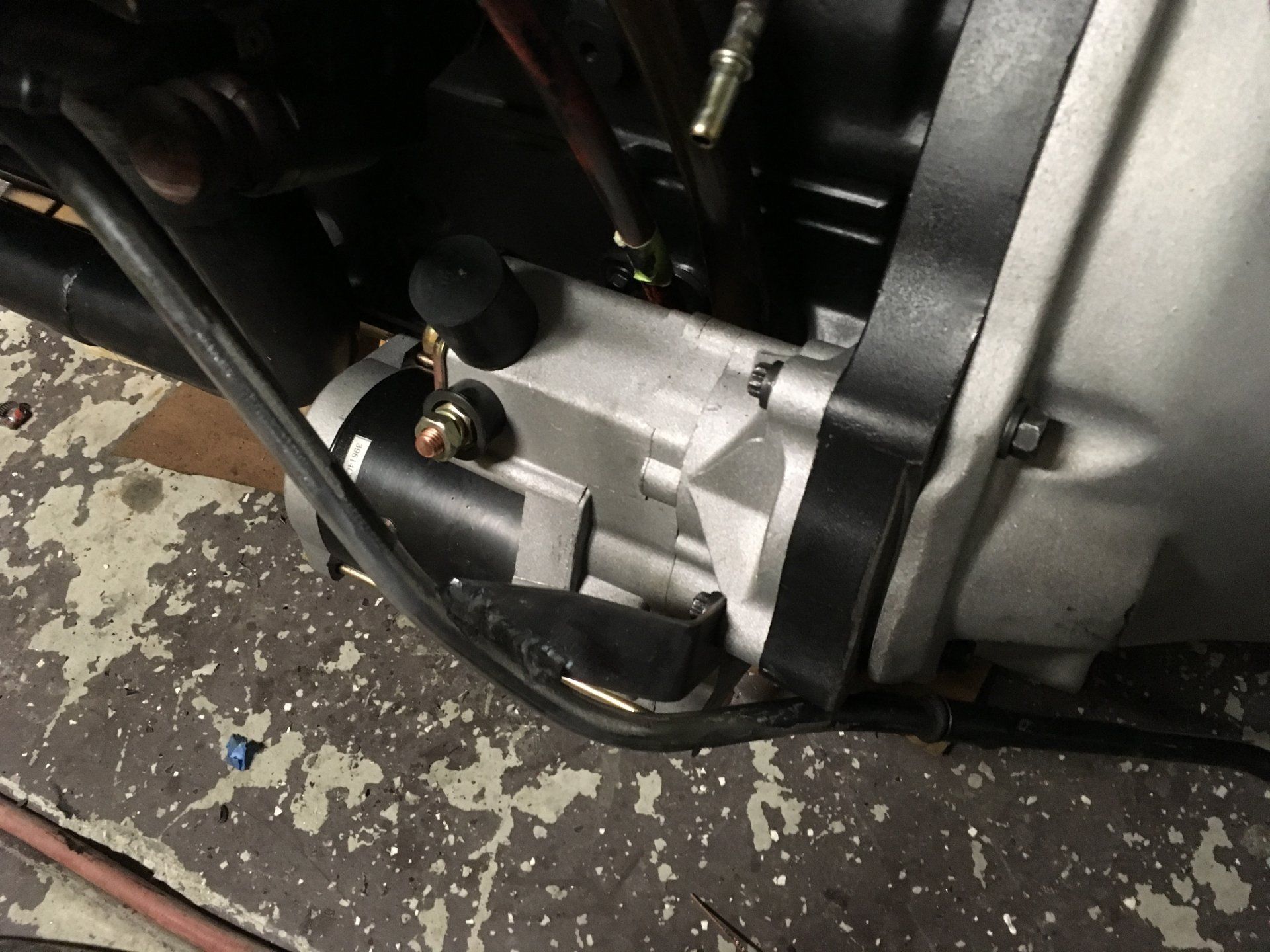 trans dip stick bracket
