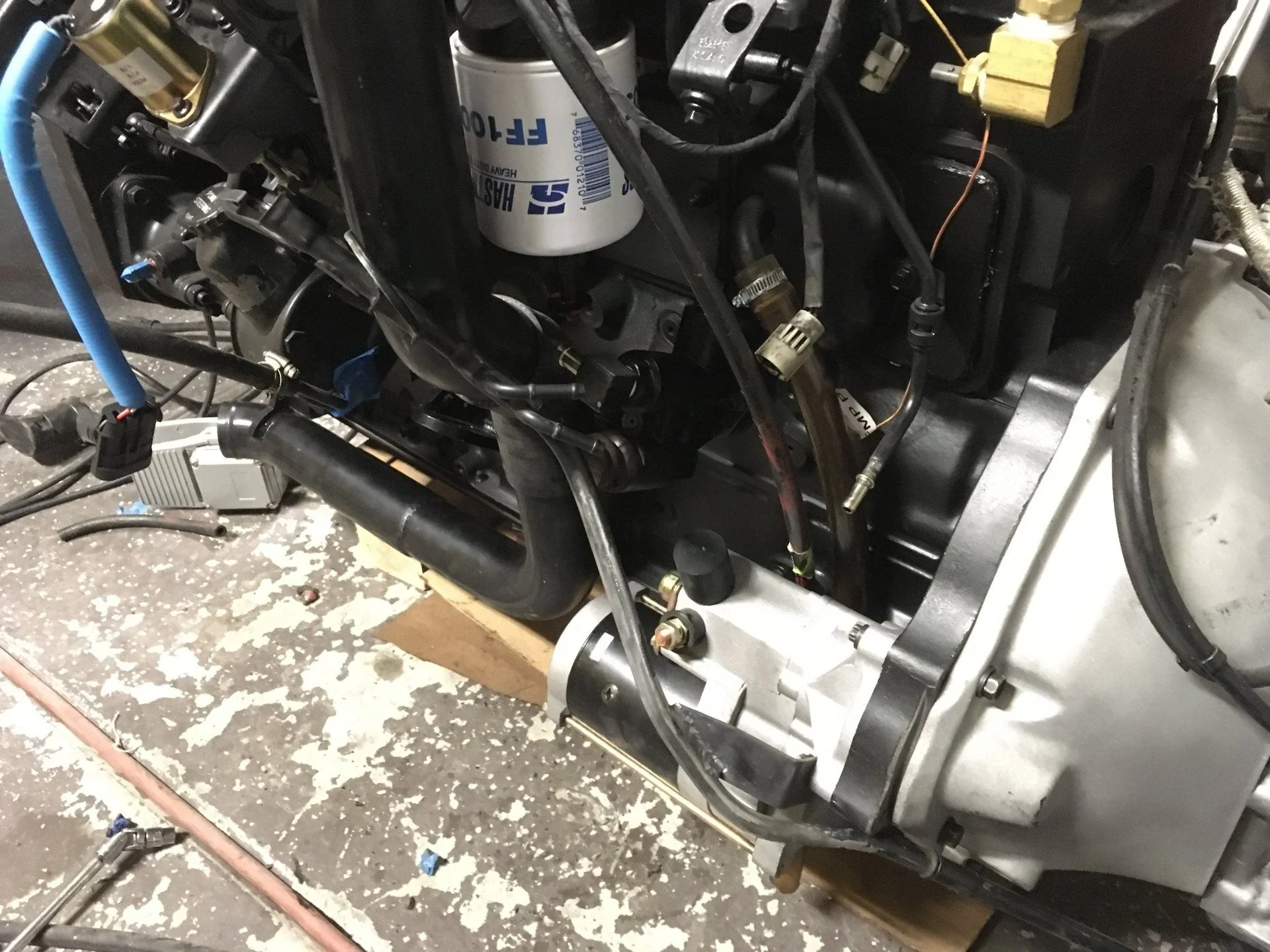 trans dip stick bracket