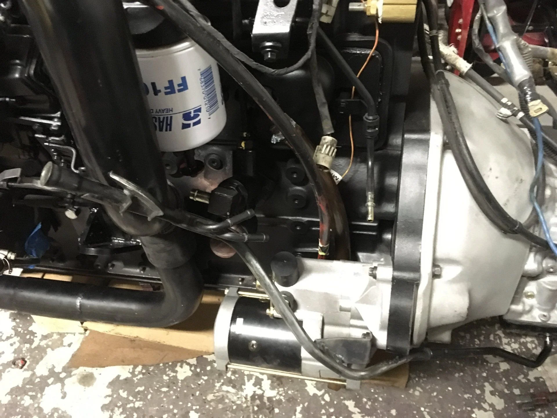 trans dip stick bracket