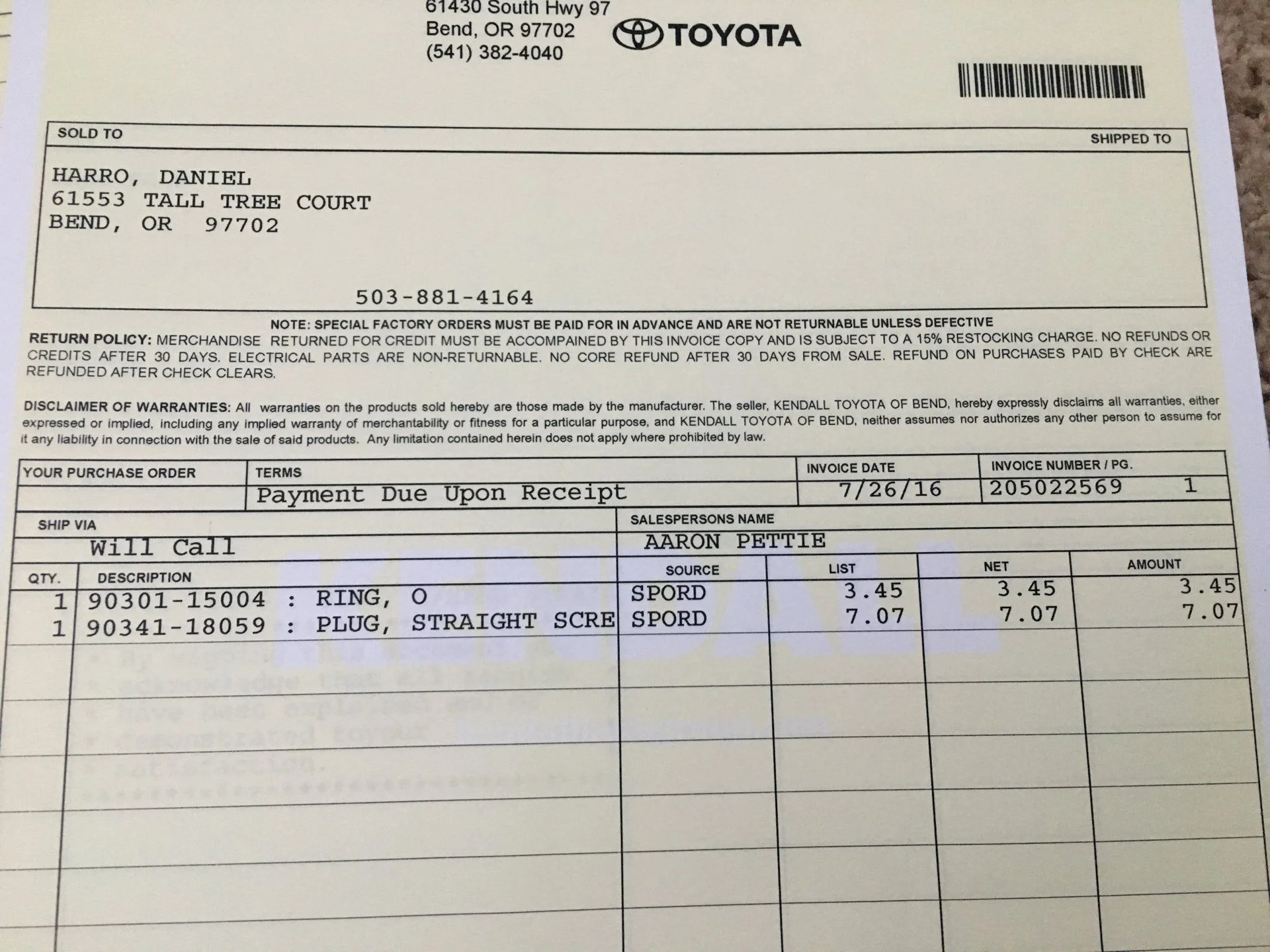 Transmission Fill Plug 2004 LX470