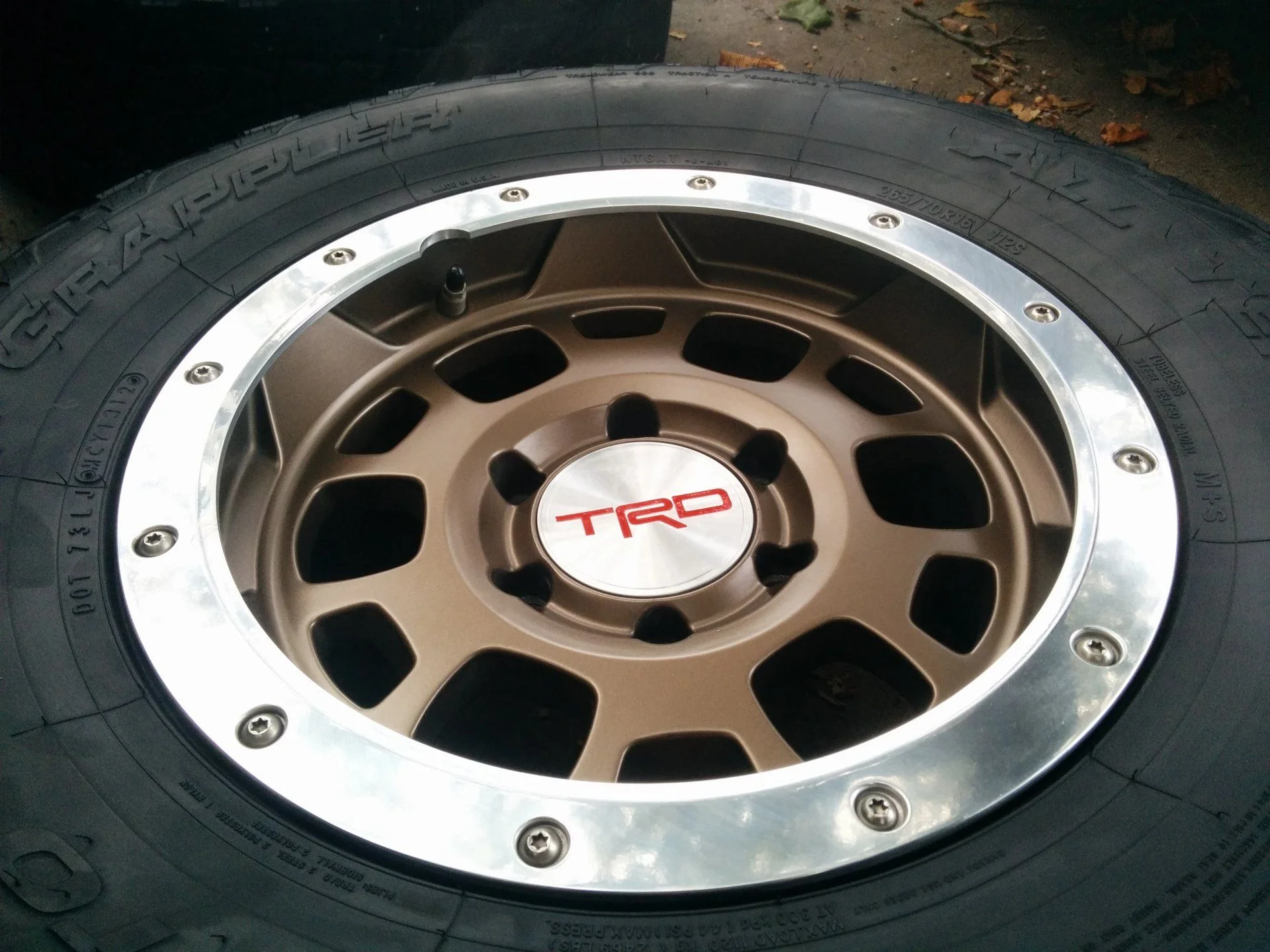 TRD Beadlock wheels bronze